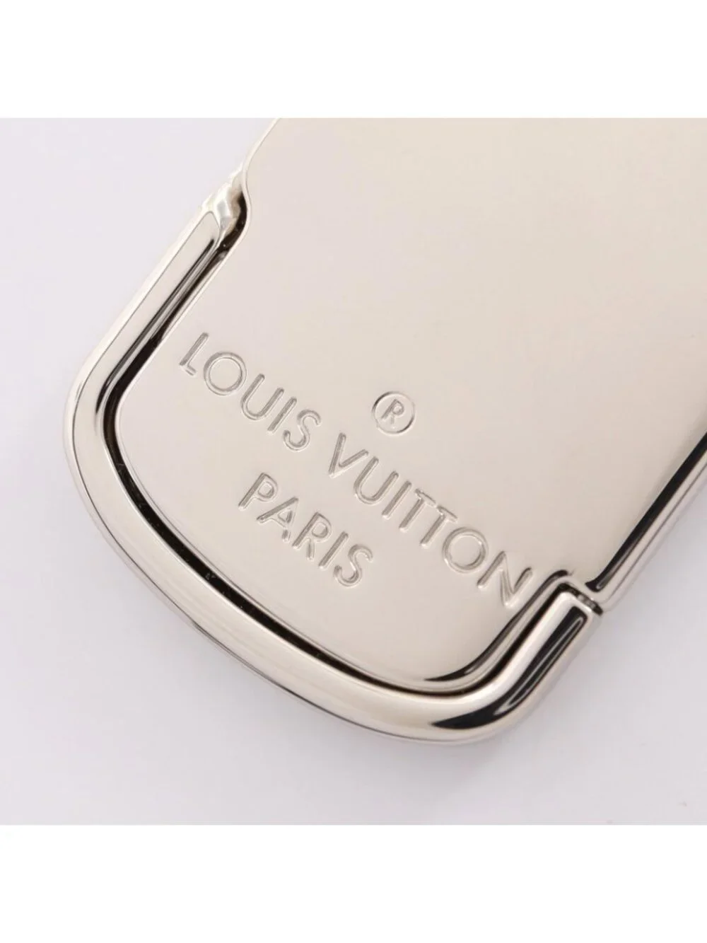 Louis Vuitton Necklace Locket Monogram Silver